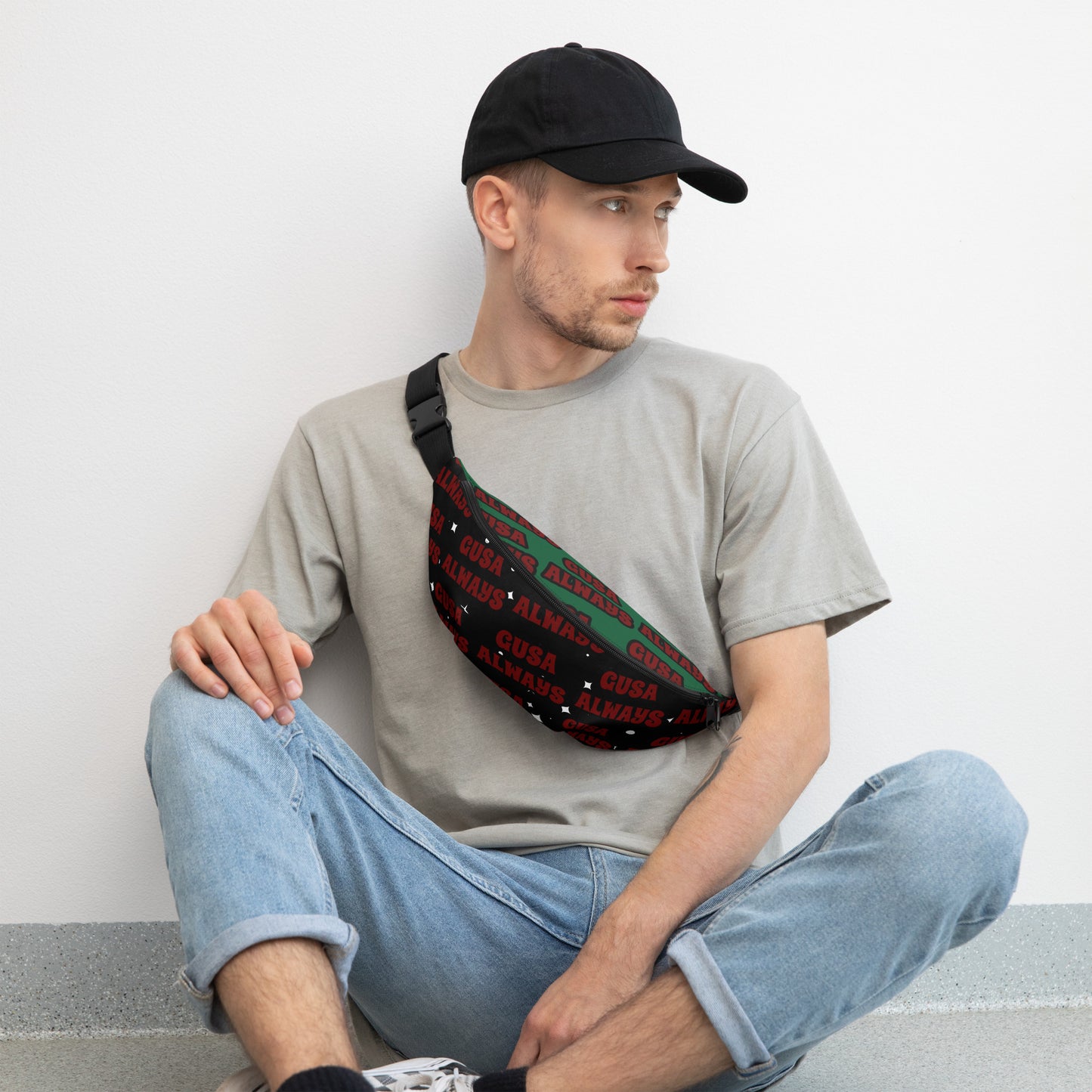 GUSA Always Fanny Pack (Green/Black)