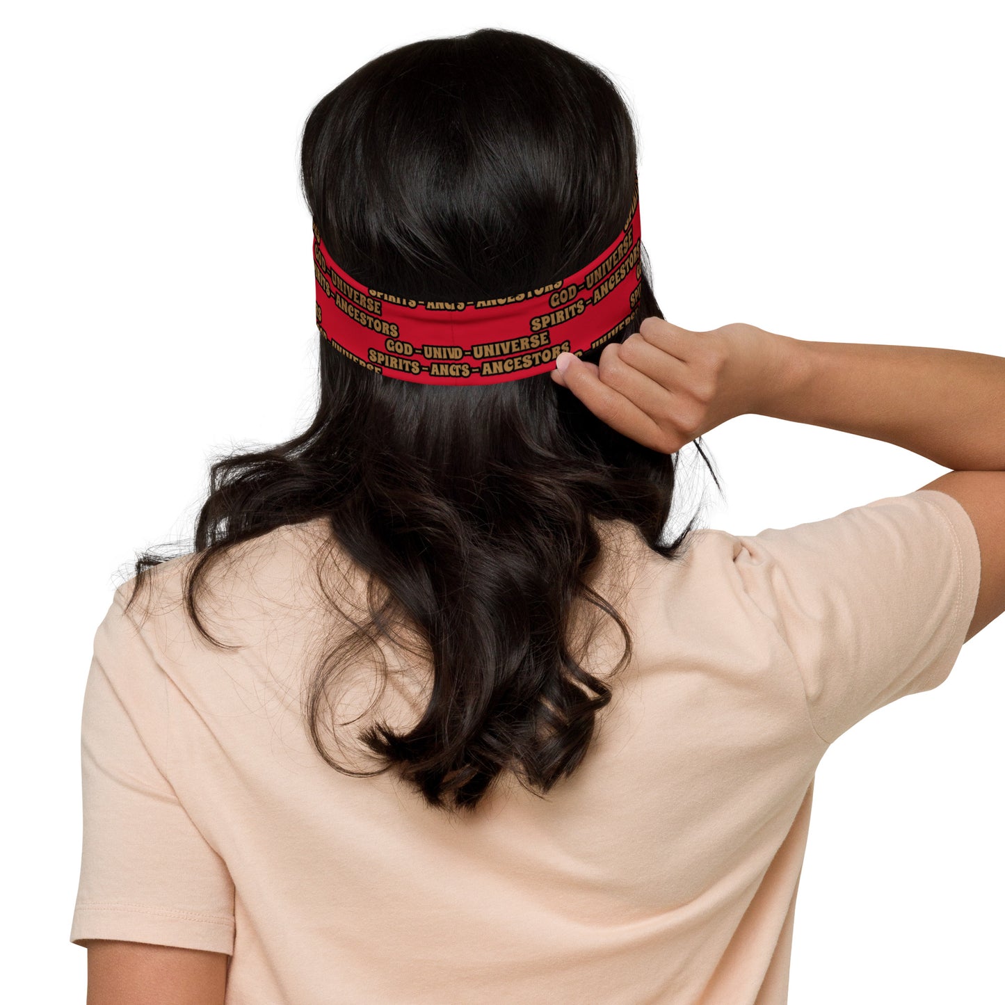 GUSA Defined Headband (Red/OldGold)