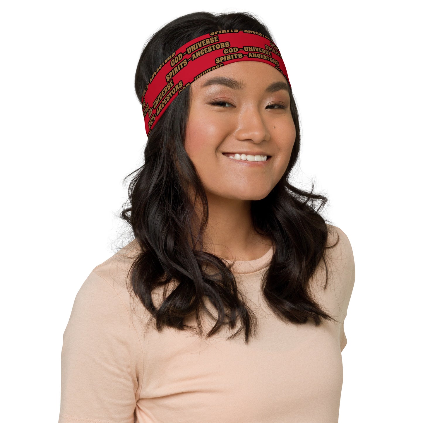 GUSA Defined Headband (Red/OldGold)