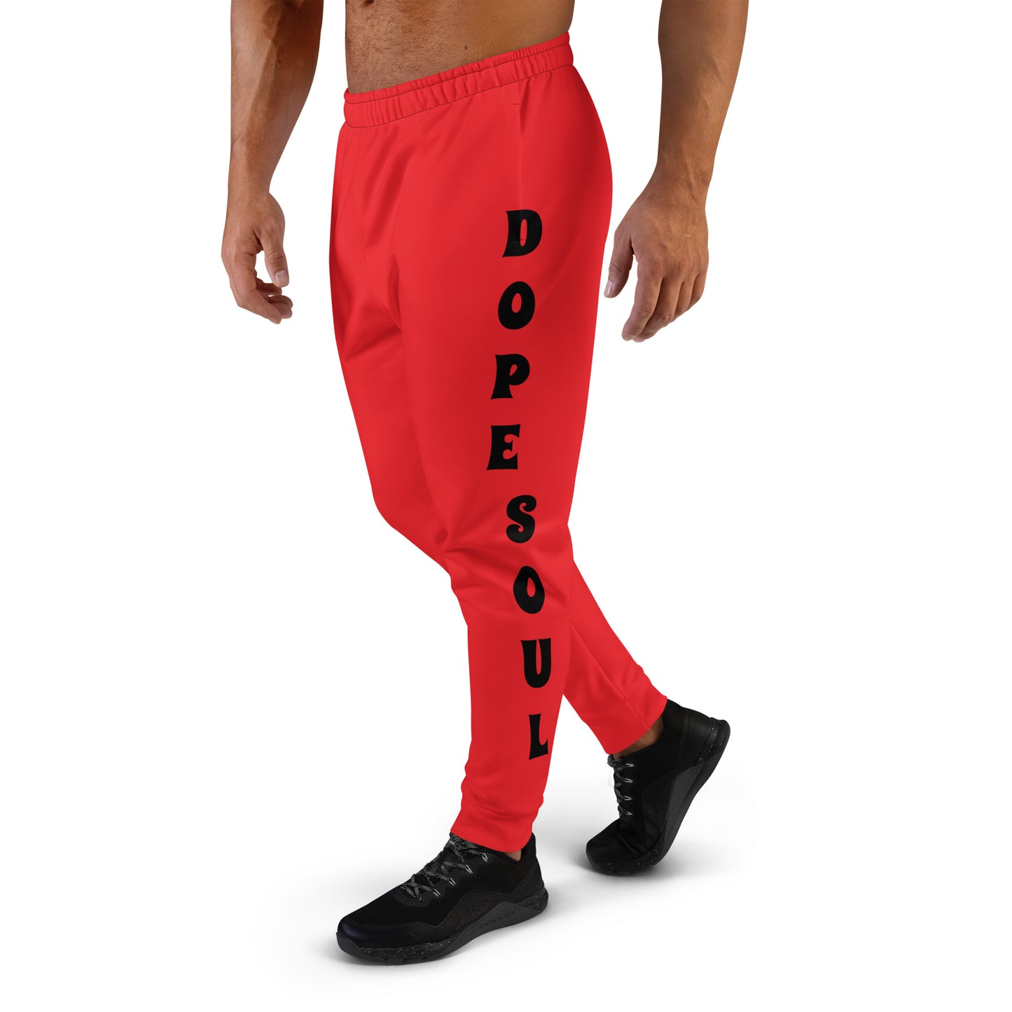 Dope Soul Men's Joggers (Black/Red)