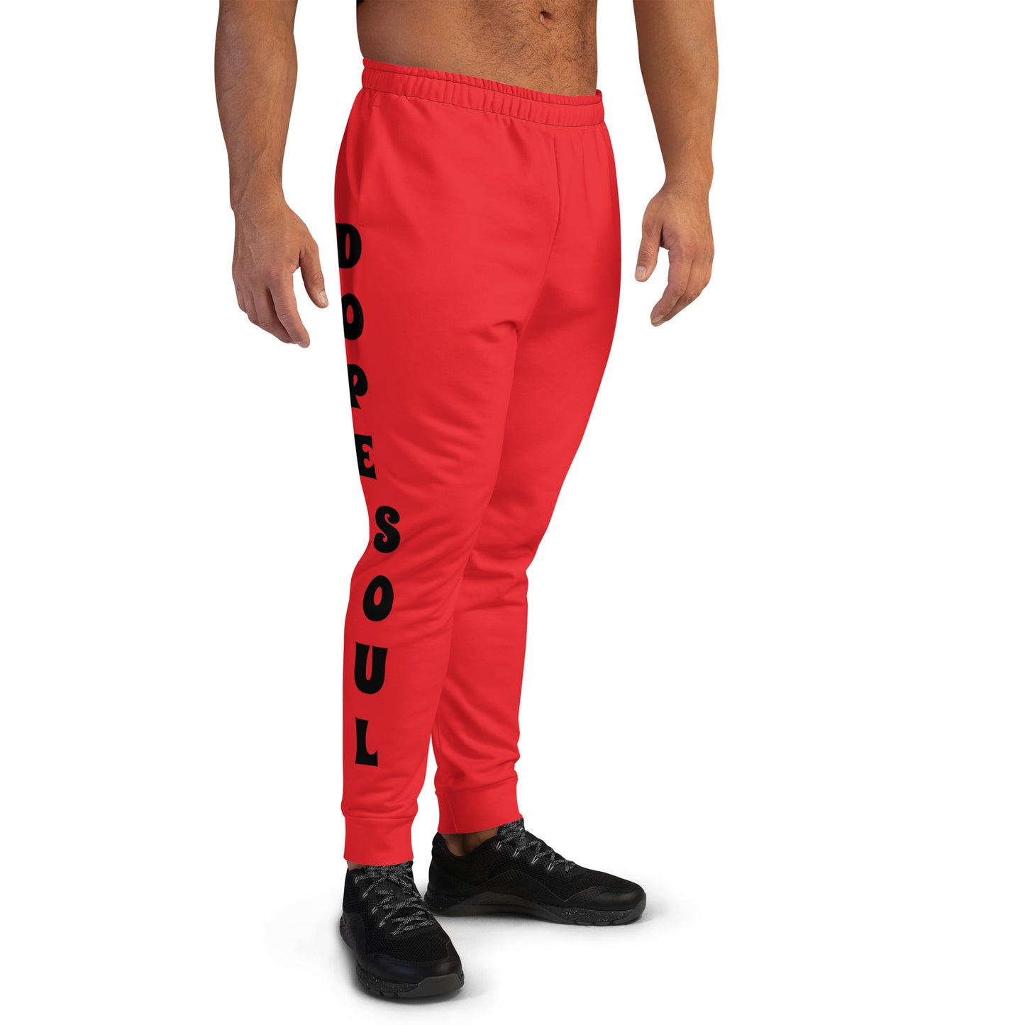 Dope Soul Men's Joggers (Black/Red)