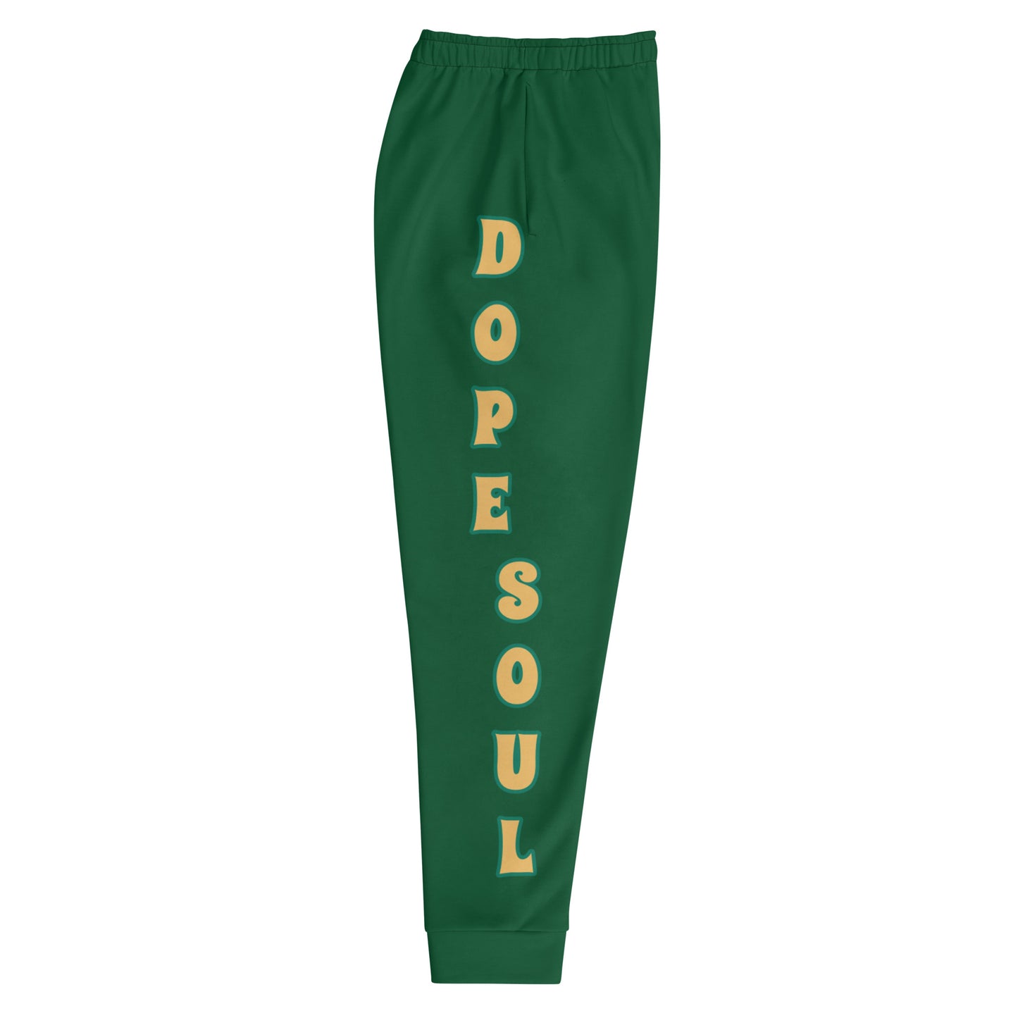 Dope Soul Men's Joggers (Gold/Green)