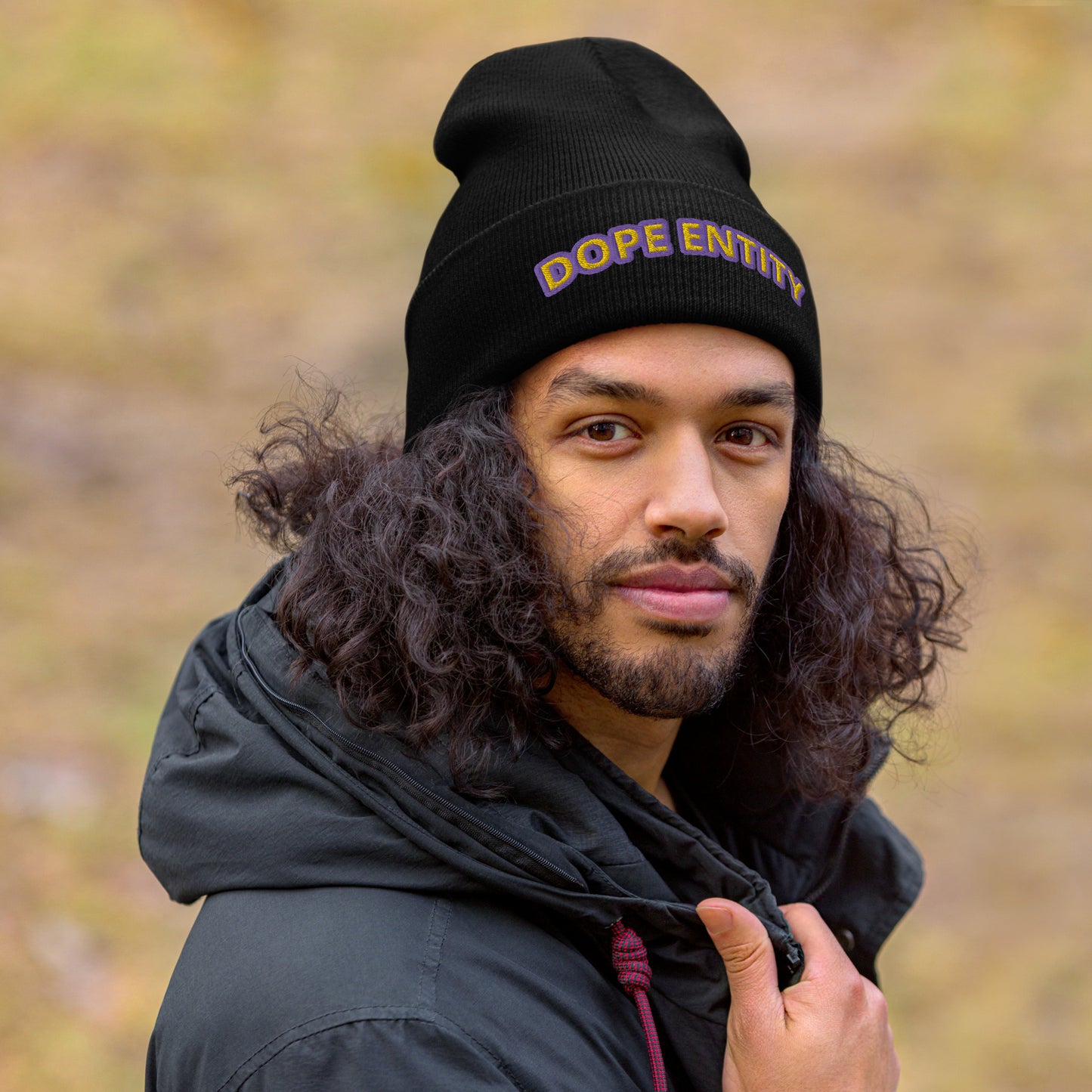 Dope Entity Beanie (PurpGold)
