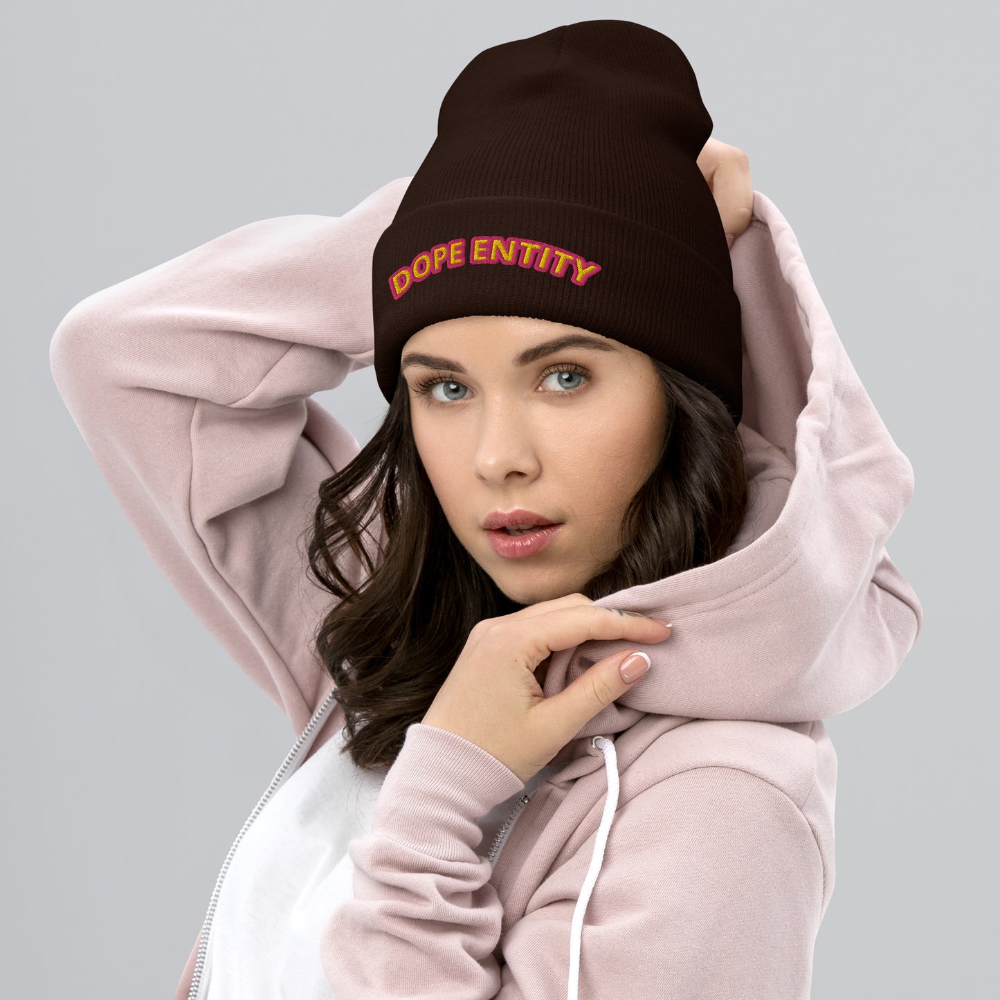 Dope Entity Beanie (PinkGold)