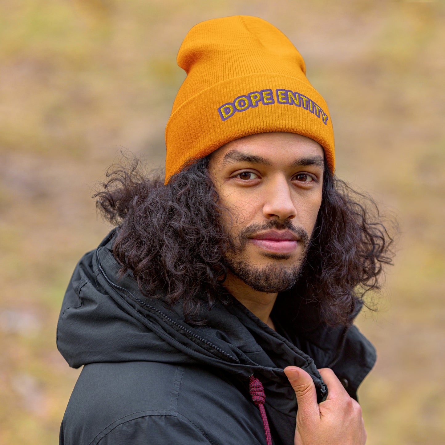 Dope Entity Beanie (PurpGold)
