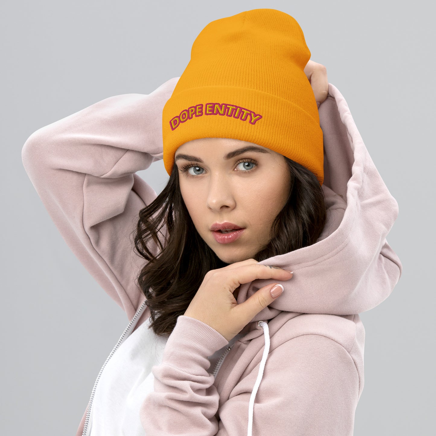 Dope Entity Beanie (PinkGold)