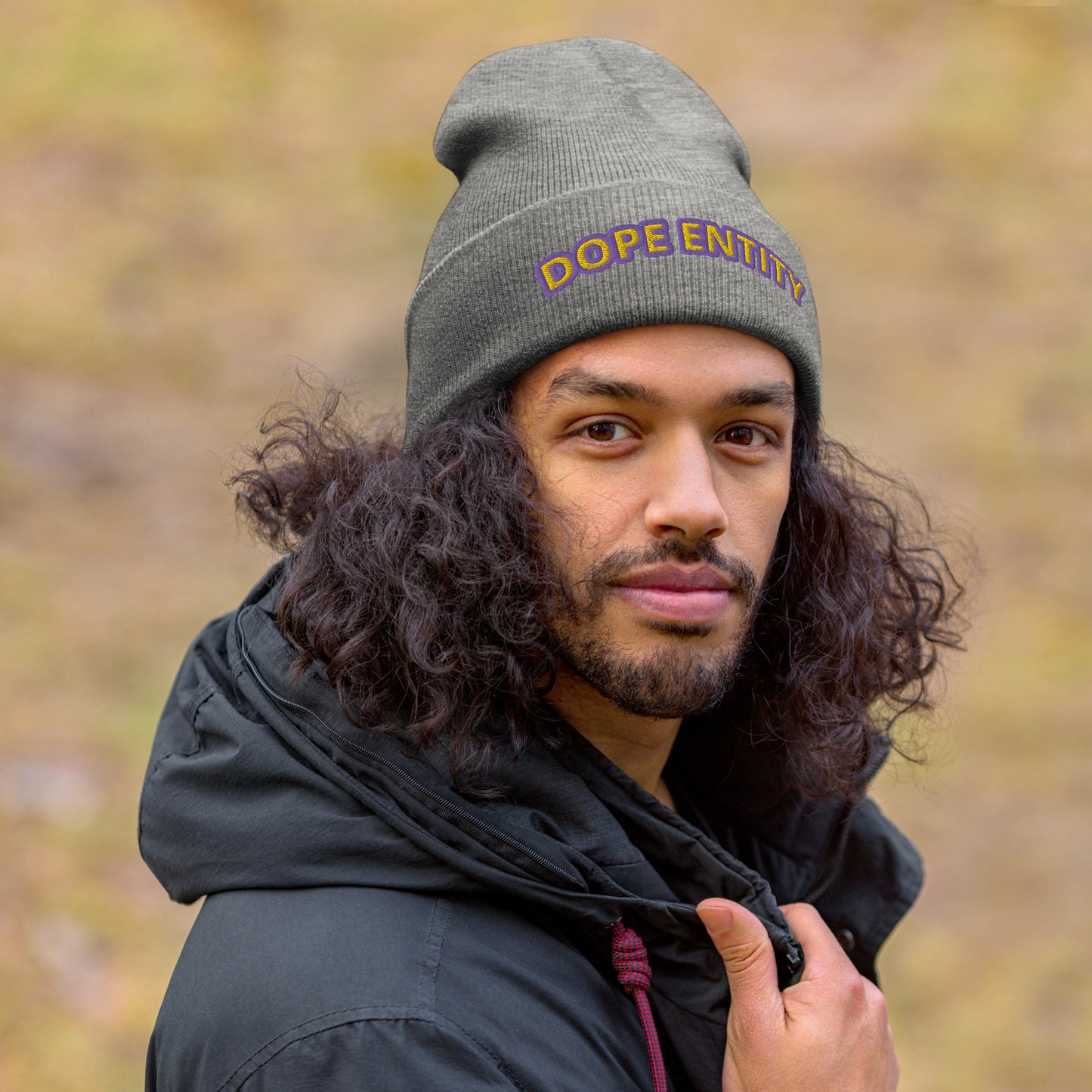 Dope Entity Beanie (PurpGold)