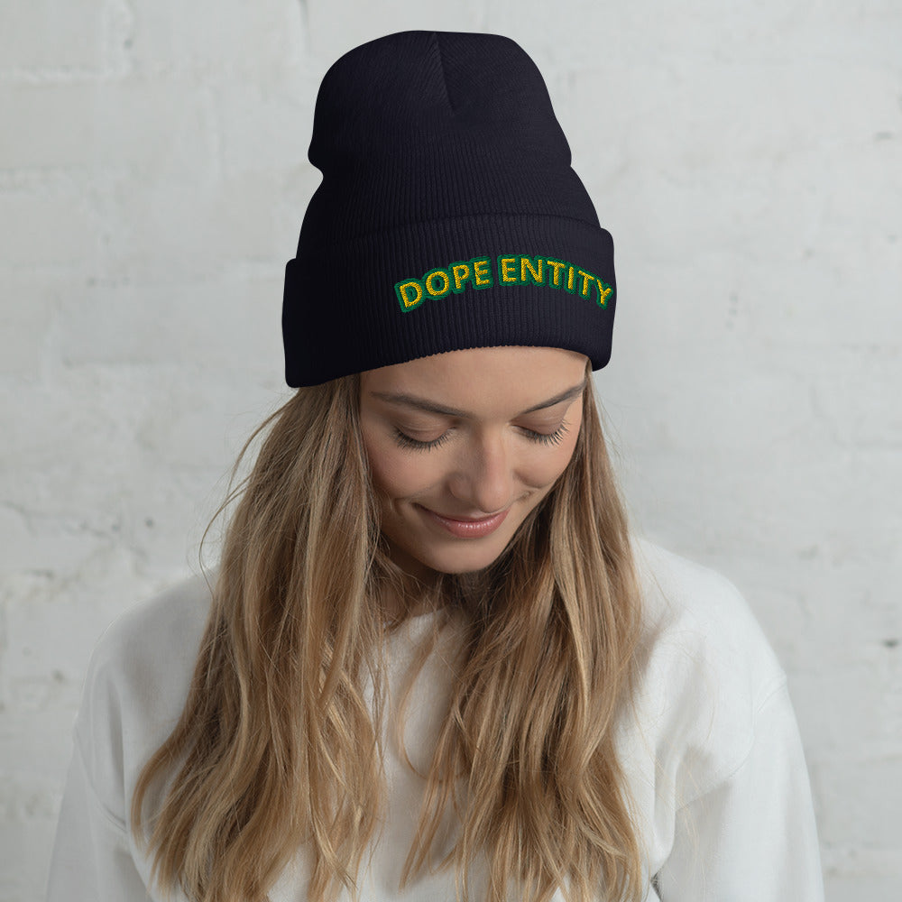 Dope Entity Beanie (GreenGold)