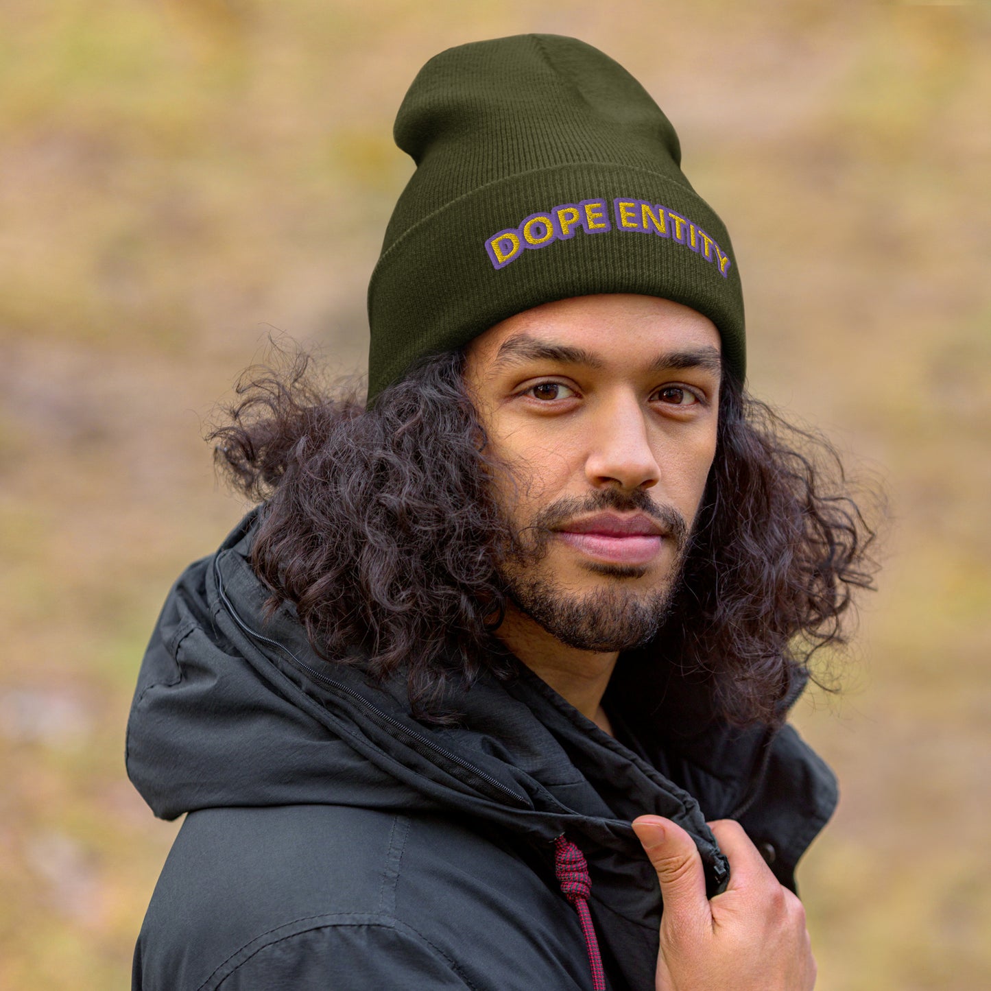Dope Entity Beanie (PurpGold)