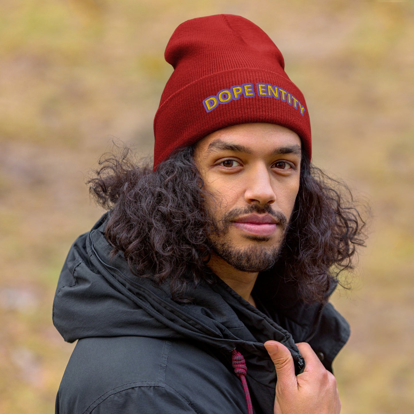 Dope Entity Beanie (PurpGold)