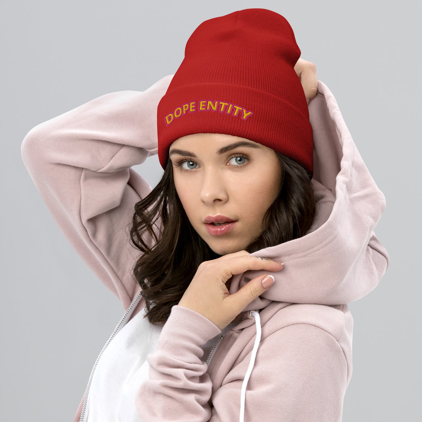 Dope Entity Beanie (PinkGold)