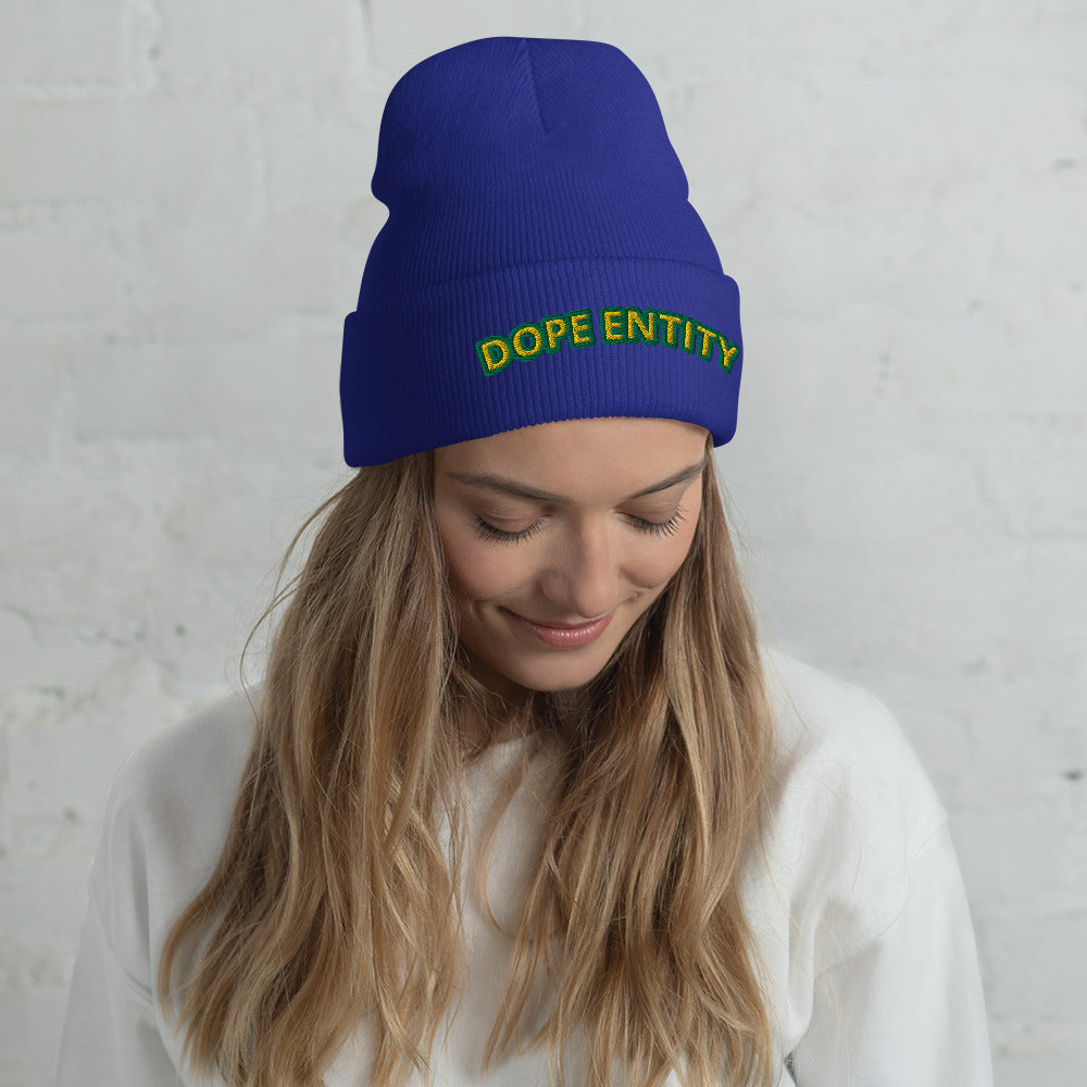 Dope Entity Beanie (GreenGold)