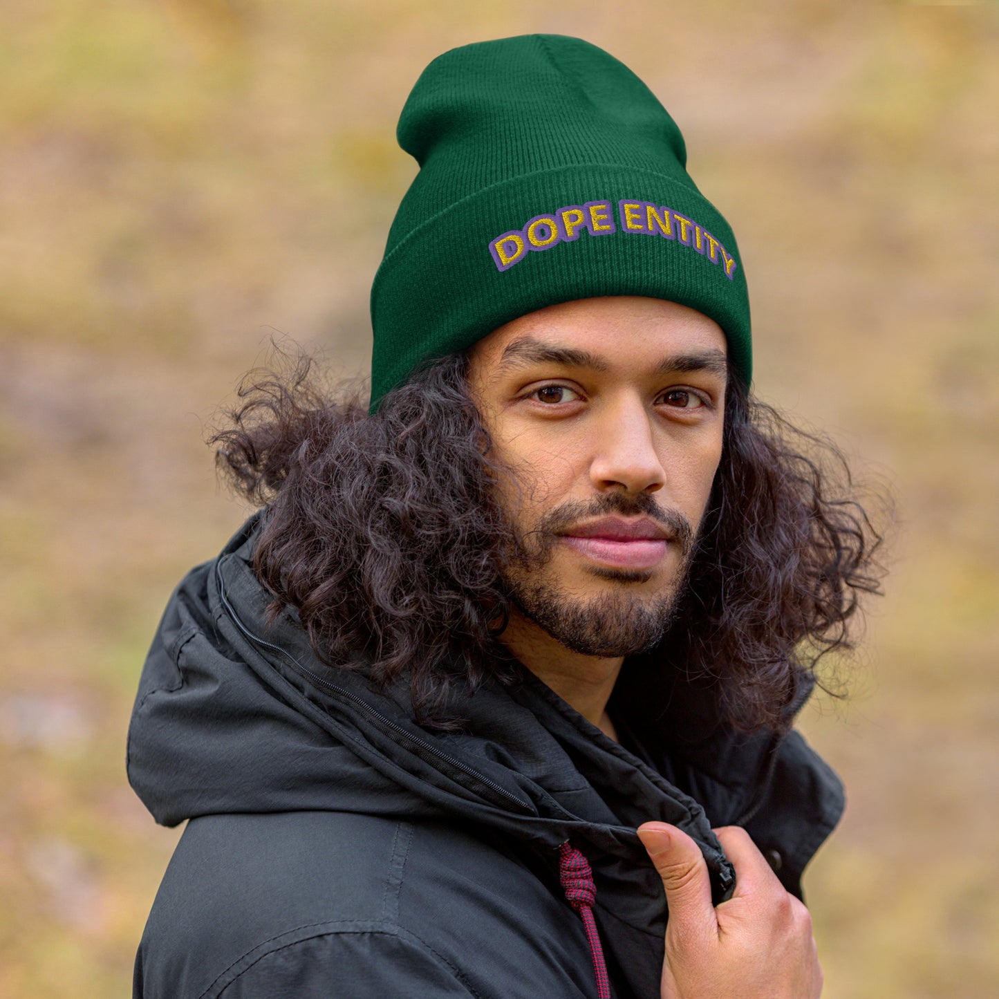 Dope Entity Beanie (PurpGold)
