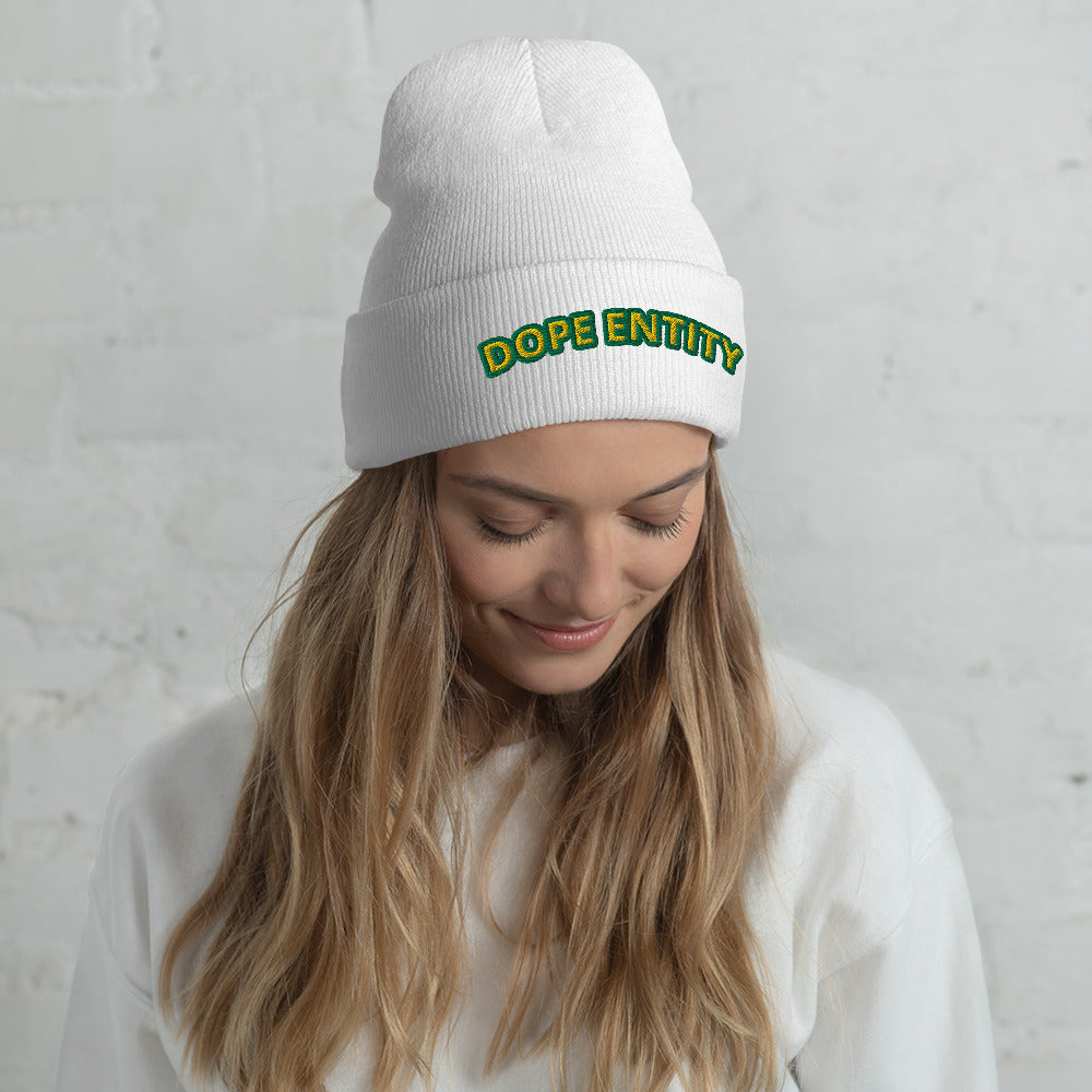 Dope Entity Beanie (GreenGold)