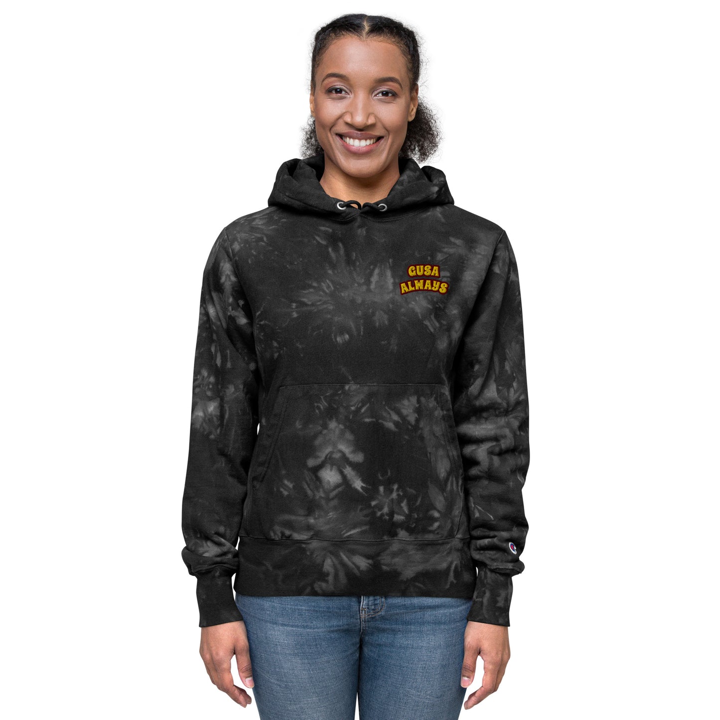 GUSA Always Tie-Dye Unisex Hoodie