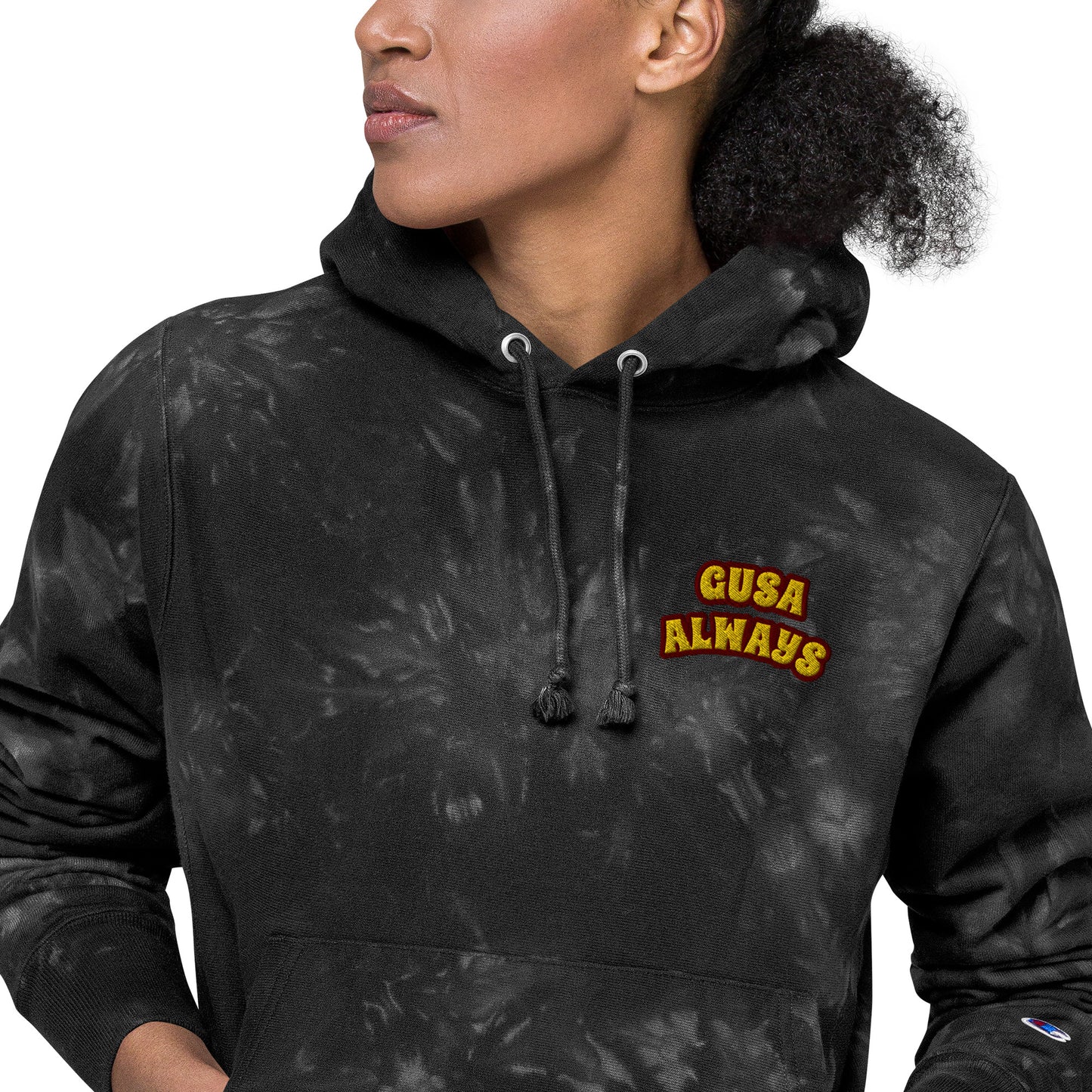 GUSA Always Tie-Dye Unisex Hoodie