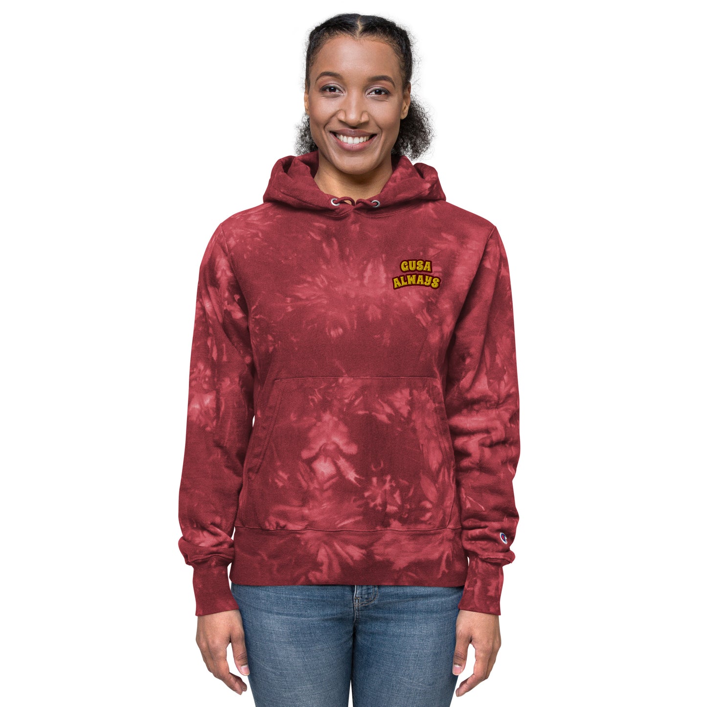 GUSA Always Tie-Dye Unisex Hoodie