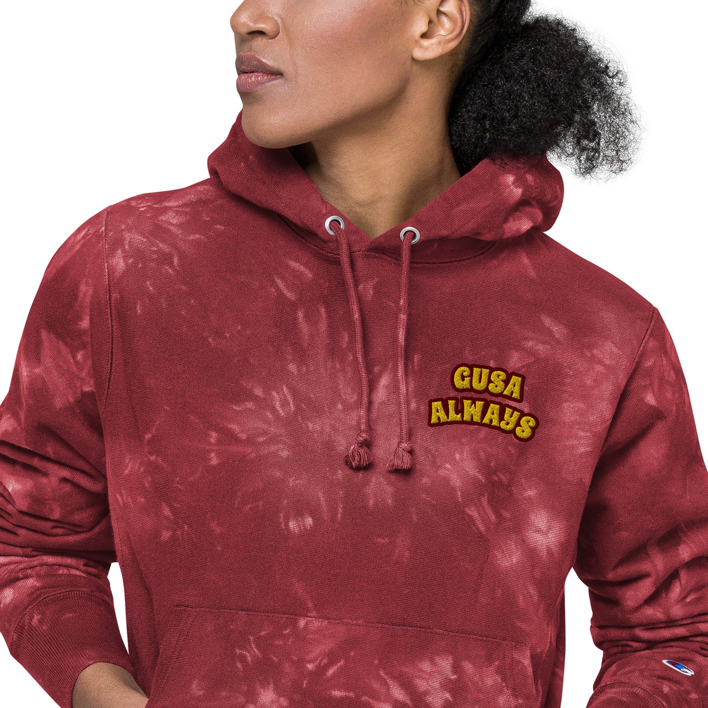 GUSA Always Tie-Dye Unisex Hoodie