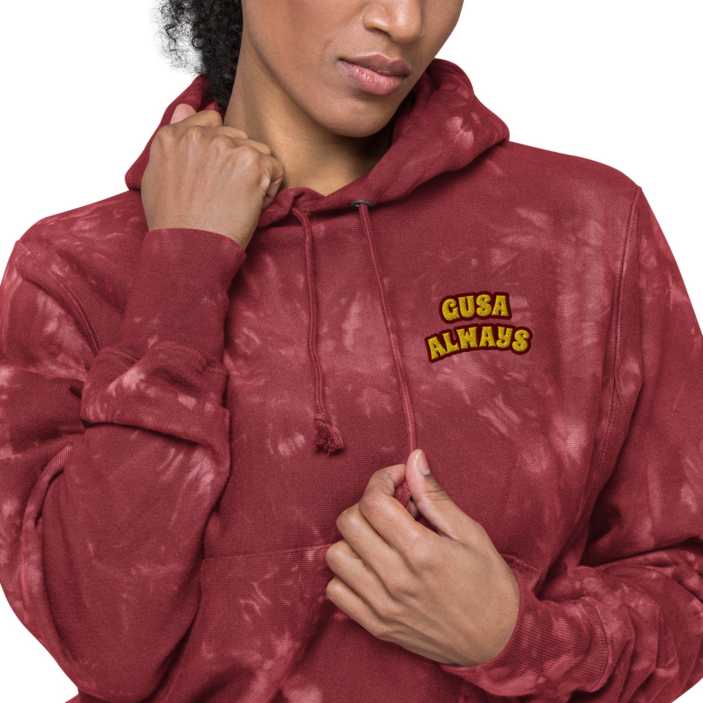 GUSA Always Tie-Dye Unisex Hoodie