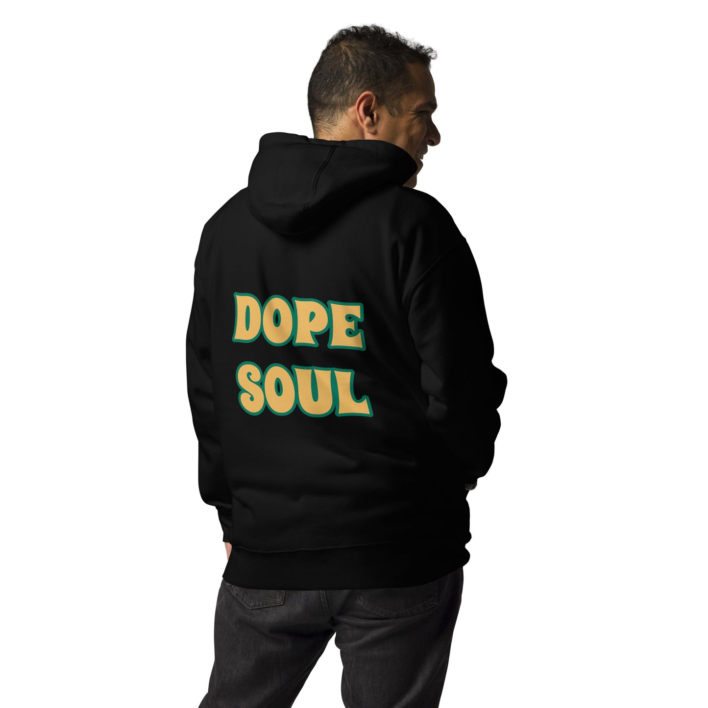 Dope Entity Unisex Hoodie (HarvestGold/ForestGreen)