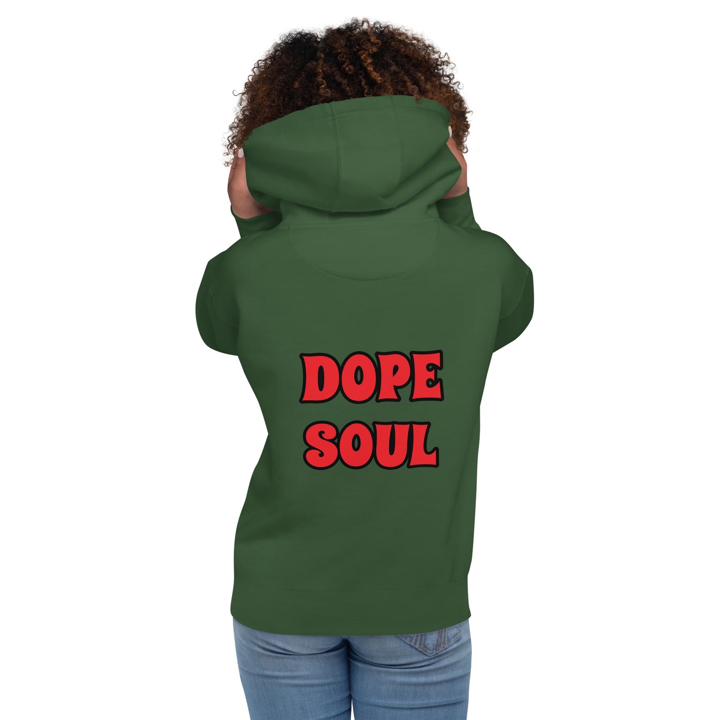 Dope Soul Unisex Hoodie (AllzarinRed)
