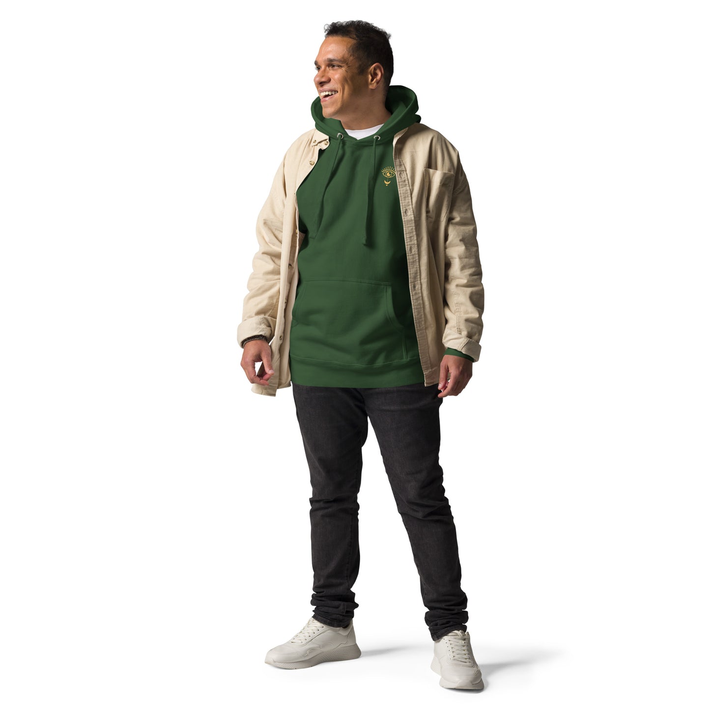 Dope Entity Unisex Hoodie (HarvestGold/ForestGreen)