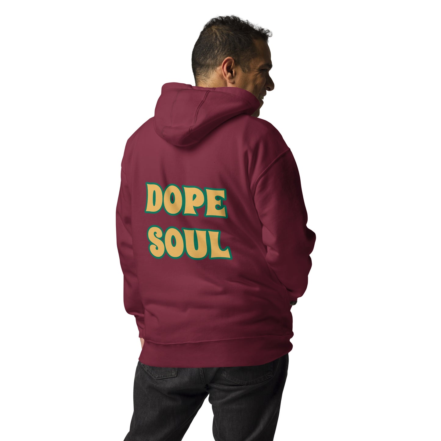 Dope Entity Unisex Hoodie (HarvestGold/ForestGreen)