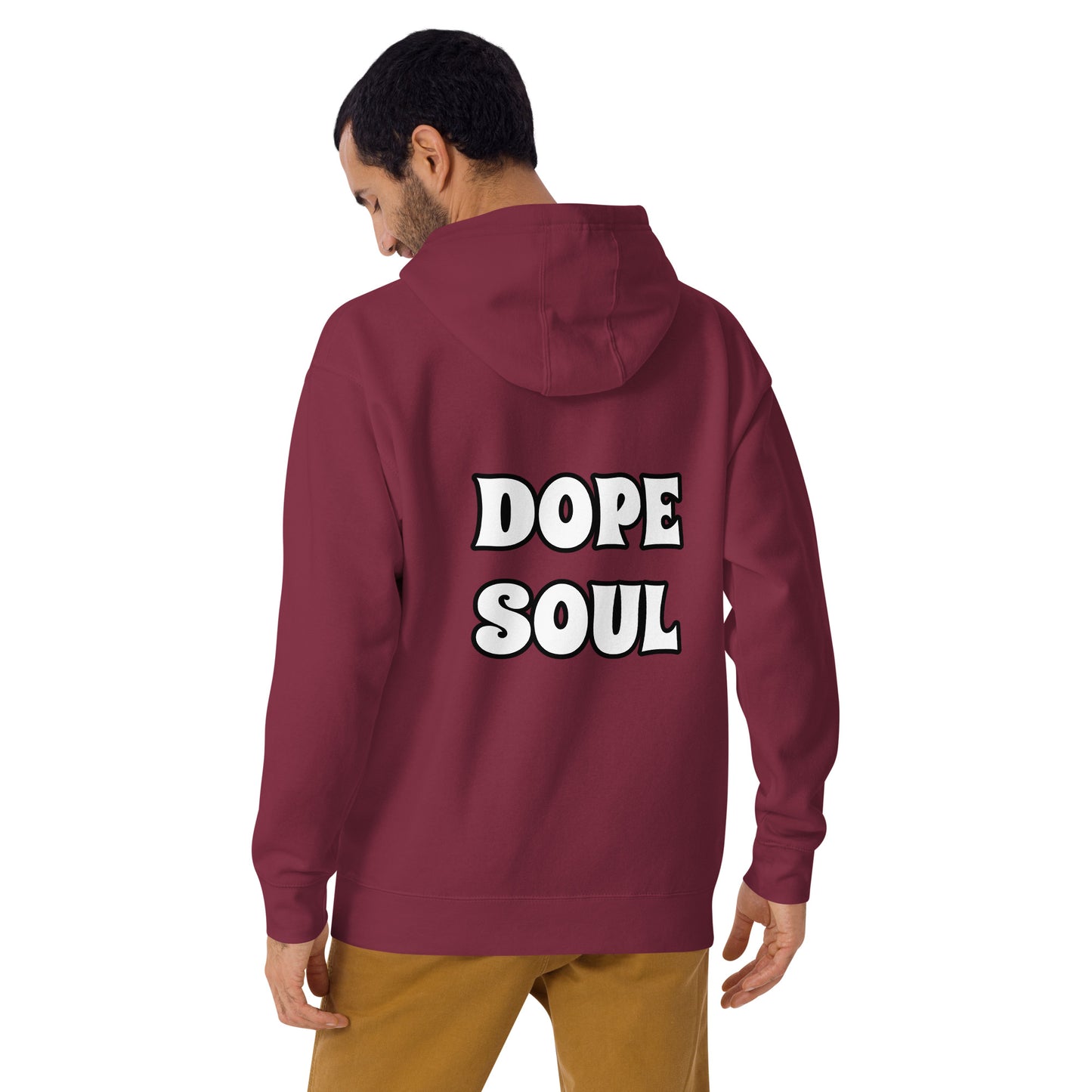 Dope Soul Unisex Hoodie (White)