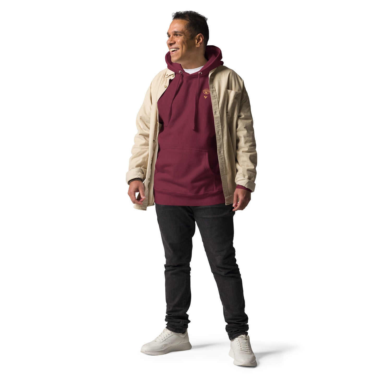 Dope Entity Unisex Hoodie (HarvestGold/ForestGreen)