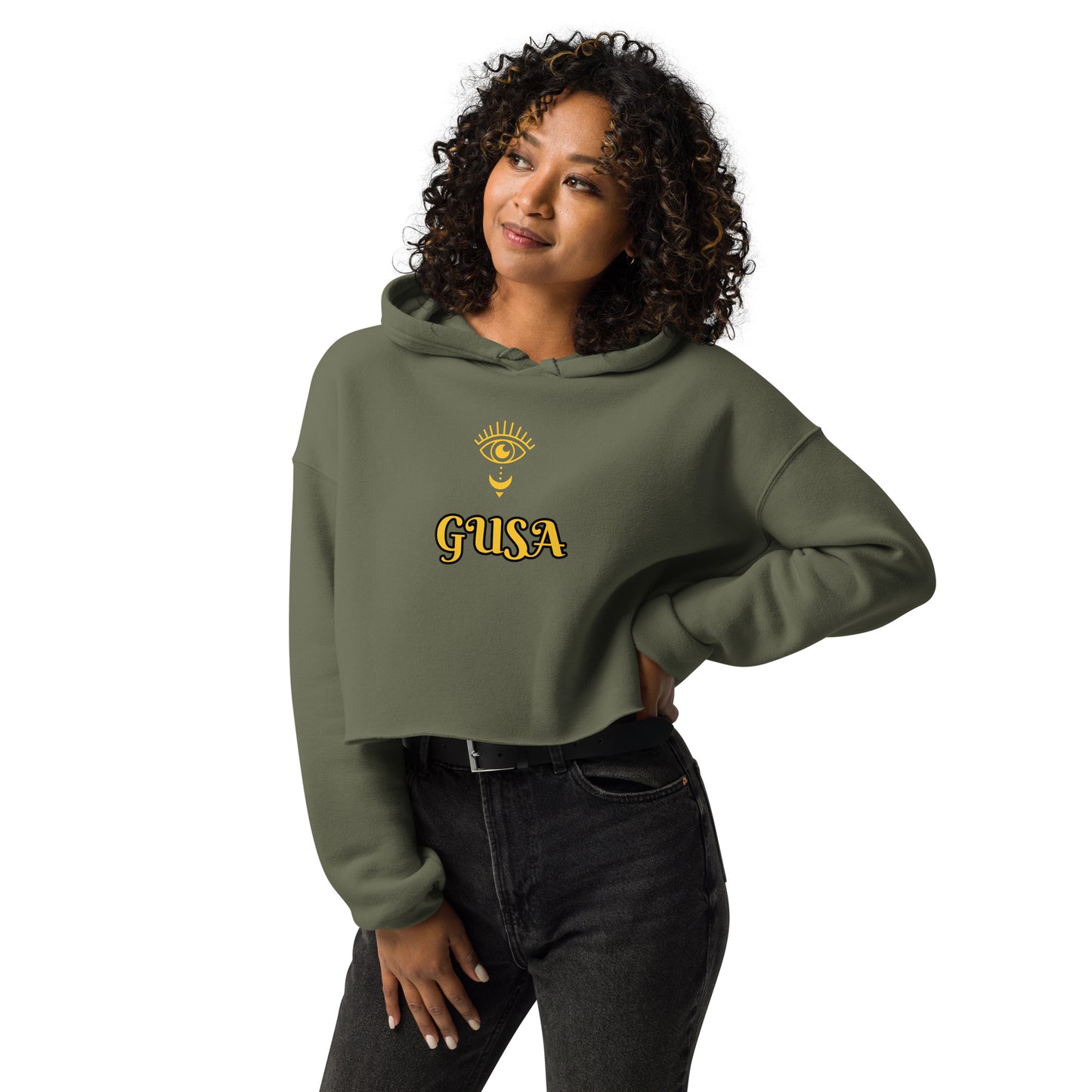 GUSA Crop Hoodie