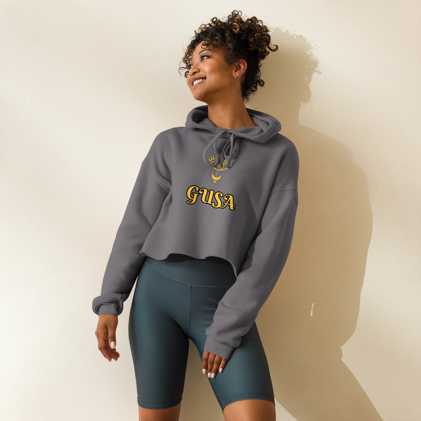 GUSA Crop Hoodie