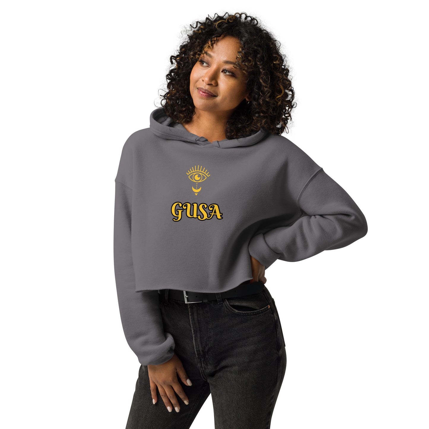 GUSA Crop Hoodie
