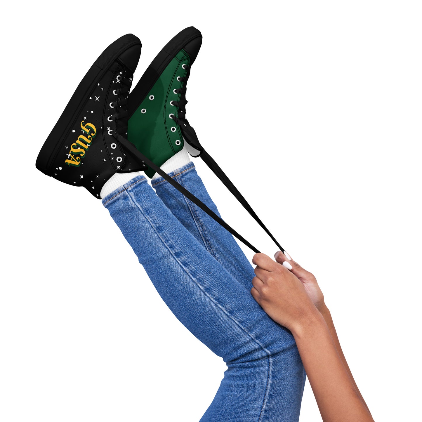 GUSA Green High Tops (F)